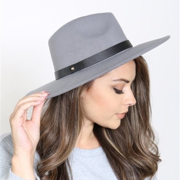 BEST SELLER Wide Brim Fedora Hat - Picture 2 of 8